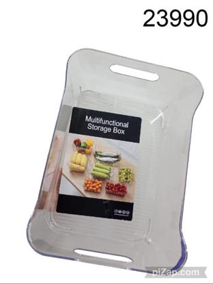 Imagen de CONTENEDOR ACRILICO CON ASAS 30X21X12,5CM 3.26